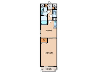 三河鳥羽駅 徒歩8分 2階の物件間取画像